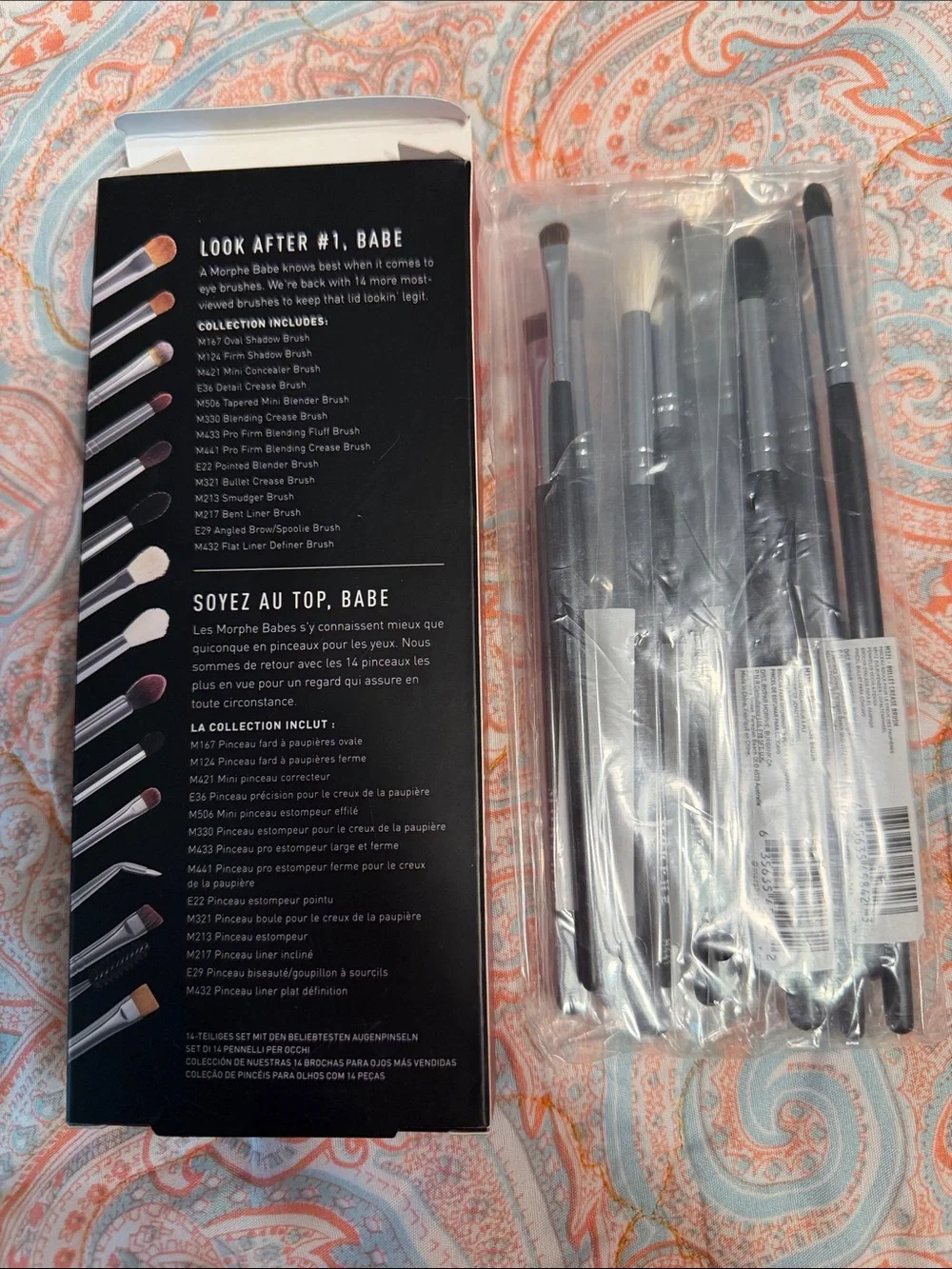 Morphe Eye Babe Faves 14-Piece Brush Set - Black